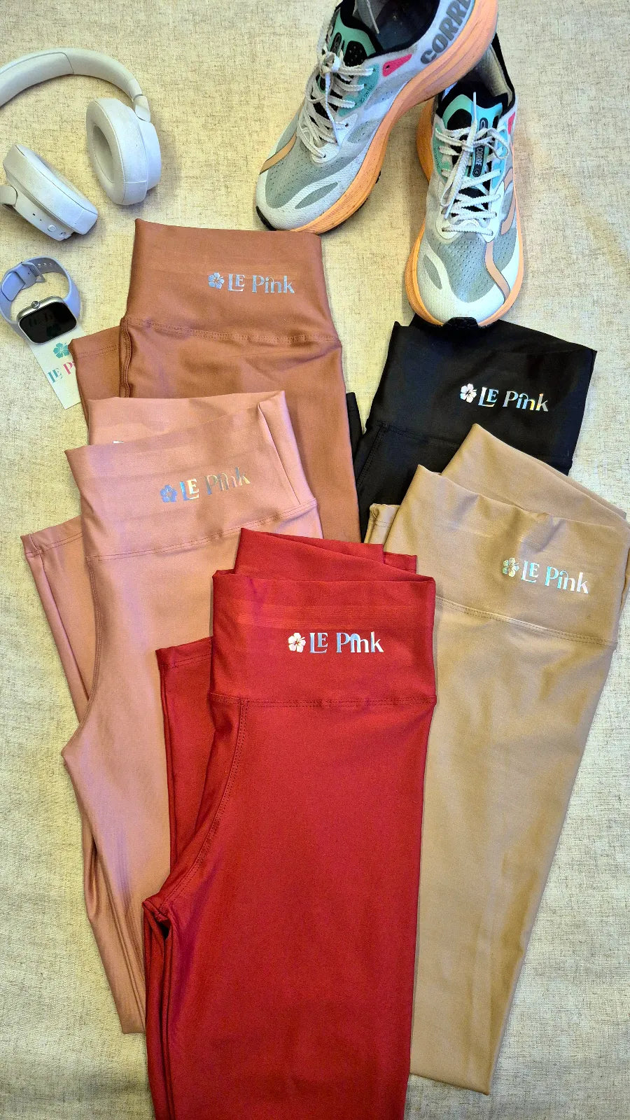 Legging Feminina Lisa Cintura Alta em Suplex Premium Le Pink