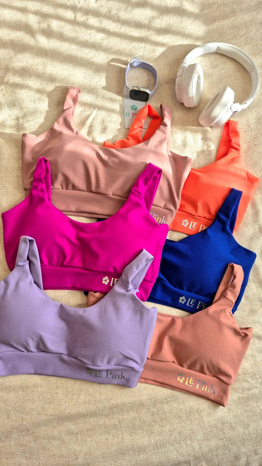Conjunto Fitness Feminino Legging e Top Clássico em Poliamida de Alta Compressão