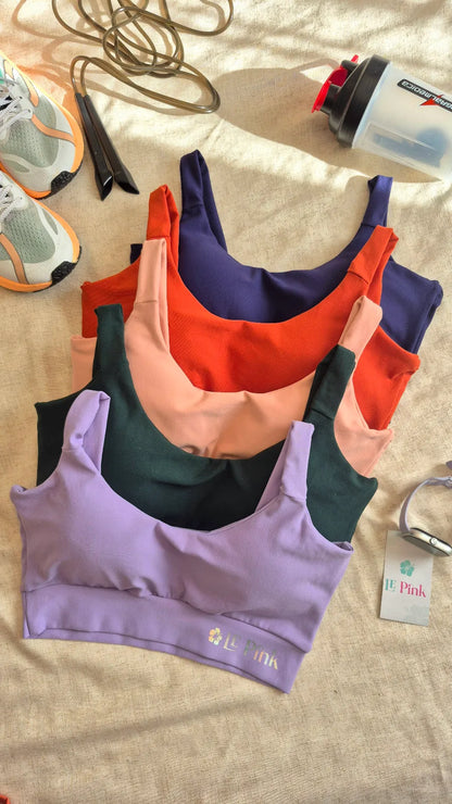 Conjunto Fitness Feminino Short e Top Clássico em Poliamida de Alta Compressão