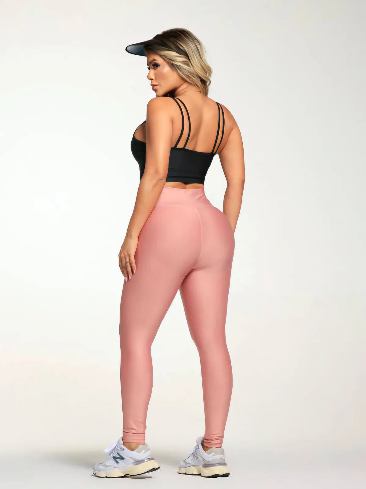Legging Feminina Lisa Cintura Alta em Suplex Premium Le Pink