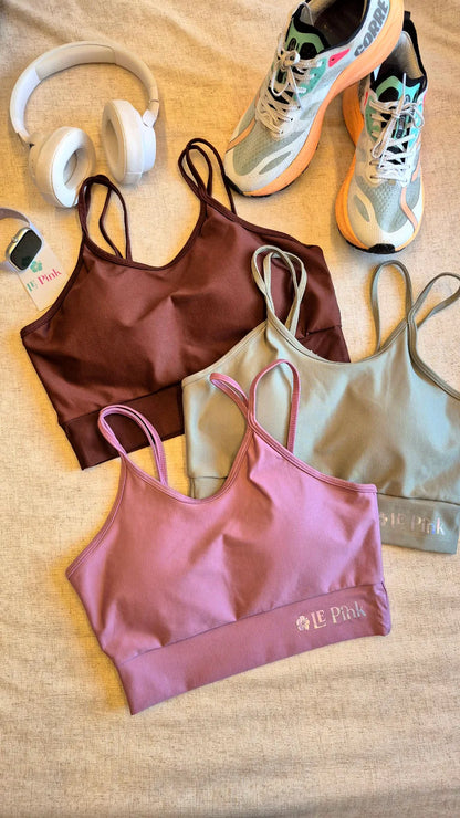 Conjunto Fitness Legging e Top Alça Dupla Max de Alta Compressão