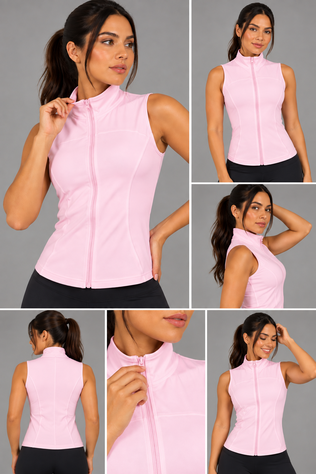 Colete Fitness Feminino em Poliamida Le Pink