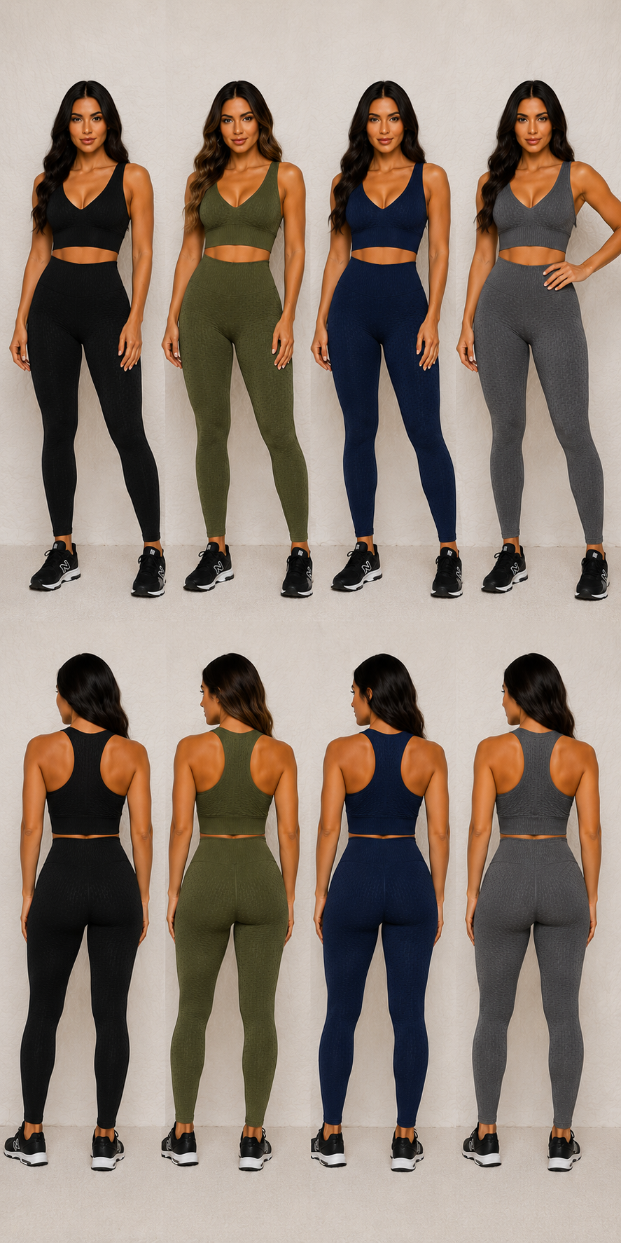 Conjunto Fitness Leg Brocado - Le Pink