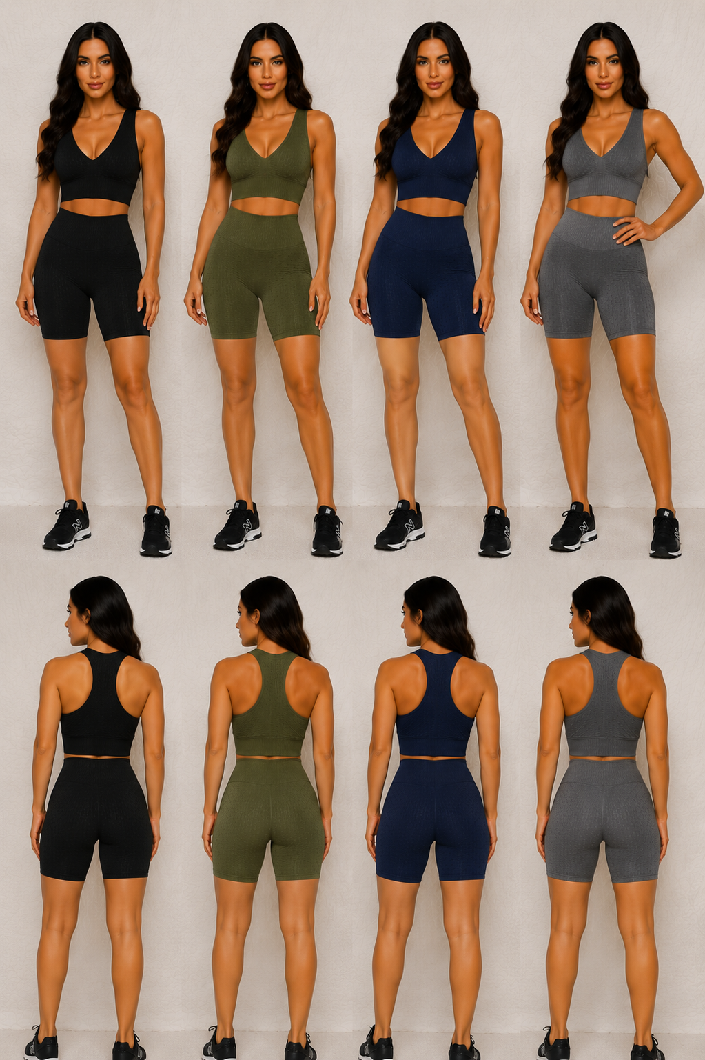 Conjunto Fitness Short Brocado - Le Pink